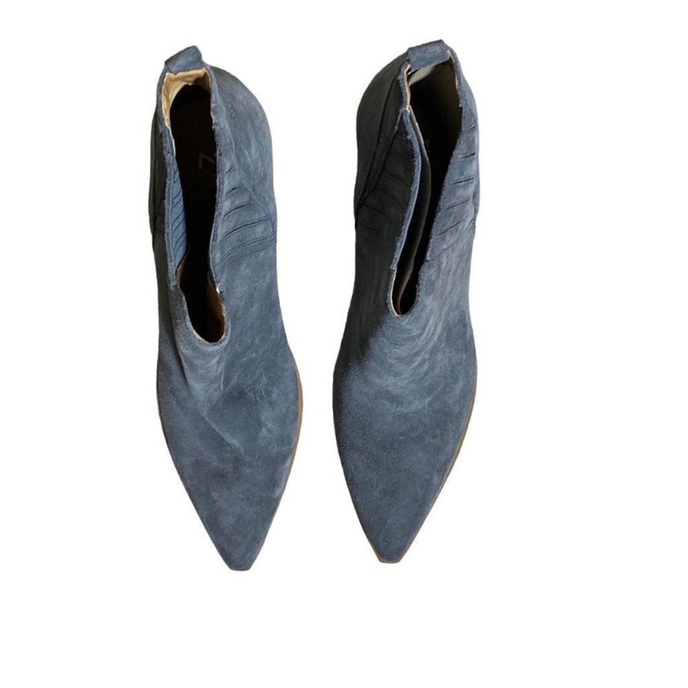 Marc Fisher Women's Gray Suede Bootie Size 12 - Picture 2 of 7